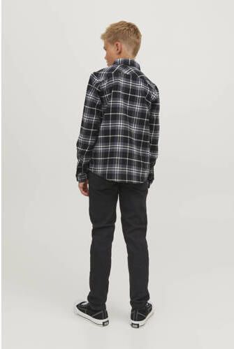 Jack & jones JUNIOR low waist slim fit jeans JJIGLENN JJORIGINAL black denim Zwart Jongens Stretchdenim 146 - Foto 4