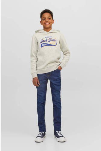 Jack & jones JUNIOR low waist slim fit jeans JJIGLENN JJORIGINAL blue denim Blauw Jongens Stretchdenim (duurzaam) 170 - Foto 4