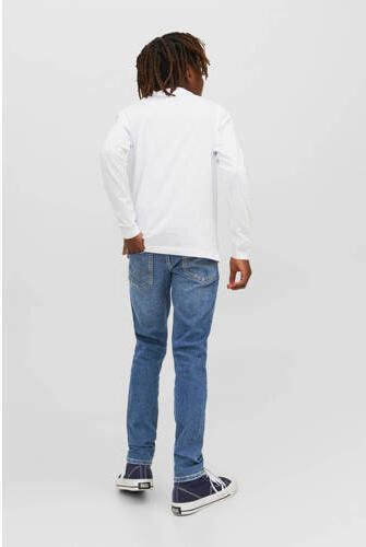 Jack & jones JUNIOR low waist slim fit jeans JJIGLENN JJORIGINAL blue denim Blauw Jongens Stretchdenim 128 - Foto 2