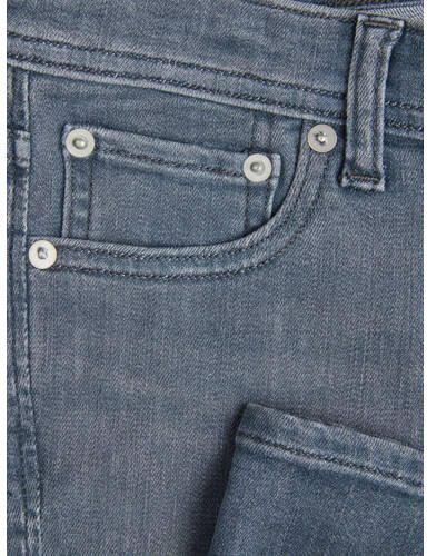 Jack & jones JUNIOR low waist slim fit jeans JJIGLENN JJORIGINAL grey denim Grijs Jongens Stretchdenim 116 - Foto 3
