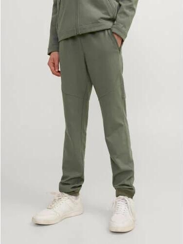 Jack & jones JUNIOR low waist slim fit joggingbroek JPSTWILL JJENCLOUD licht armygroen Jongens Sweat 140 - Foto 3