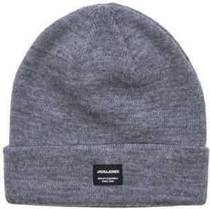 Jack & jones JUNIOR muts + handschoenen JACBEANIE grijs melange Muts sjaal Jongens Acryl L XL - Foto 2