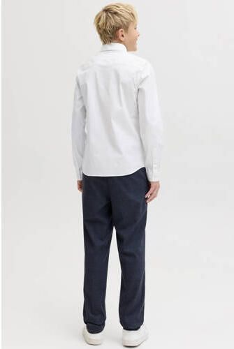 Jack & Jones Junior Overhemd met lange mouwen JJEAXEL elastisch en gemakkelijk te combineren effen modieus regular fit geweven overhemdkraag - Foto 10