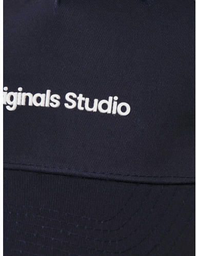 Jack & jones JUNIOR pet JACVESTERBRO met logo donkerblauw Jongens Katoen L XL