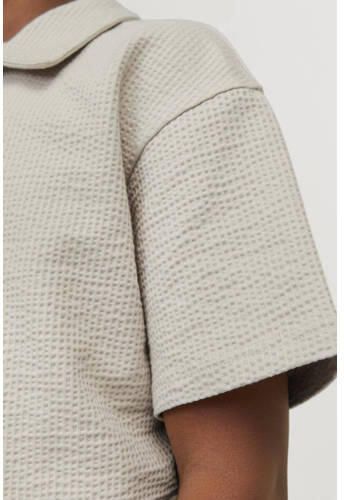Jack & jones JUNIOR polo JCOFRED beige Jongens Stretchkatoen Polokraag 140 - Foto 2