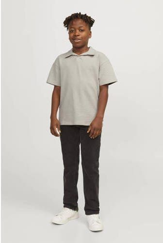 Jack & jones JUNIOR polo JCOFRED beige Jongens Stretchkatoen Polokraag 140 - Foto 3