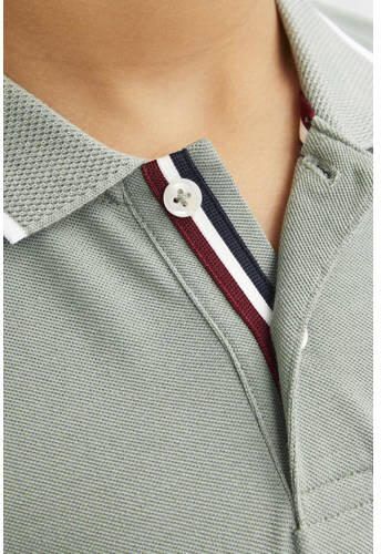 Jack & jones JUNIOR polo JPRBLUSHIELD met printopdruk zachtgroen Jongens Katoen Polokraag 140 - Foto 2