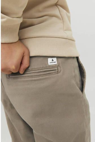 Jack & jones JUNIOR regular fit broek JPSTMARCO JJDAVE beige Jongens Stretchkatoen 176 - Foto 3