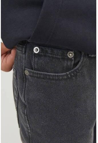 Jack & jones JUNIOR regular fit jeans JJICLARK JJORIGINAL black denim Zwart 128