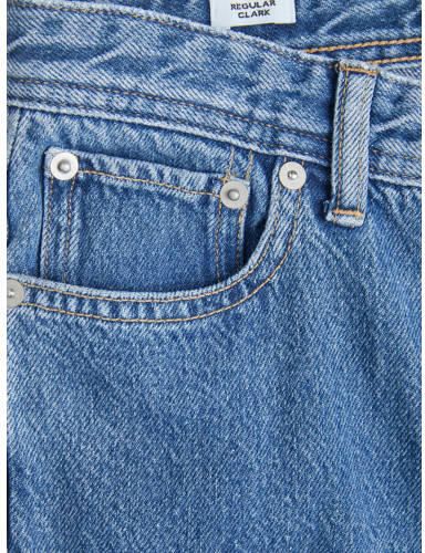 Jack & jones JUNIOR regular fit jeans JJICLARK JJORIGINAL blue denim Blauw 116 - Foto 3
