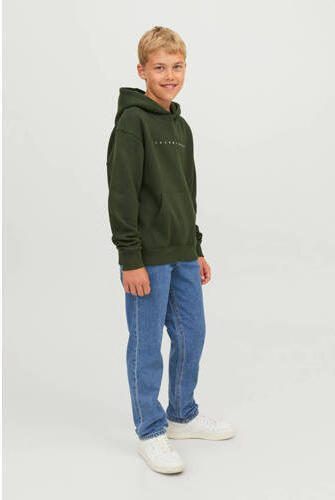 Jack & jones JUNIOR regular fit jeans JJICLARK JJORIGINAL blue denim Blauw 140 - Foto 4