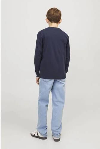 Jack & jones JUNIOR regular fit jeans JJICLARK light blue denim Blauw Jongens Stretchdenim 128 - Foto 6