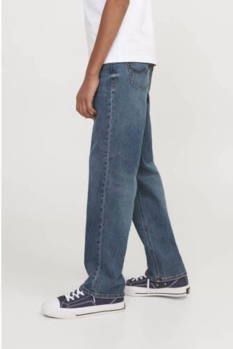 Jack & jones JUNIOR regular jeans JJICLARK medium blue denim Blauw Jongens Stretchdenim 134 - Foto 8