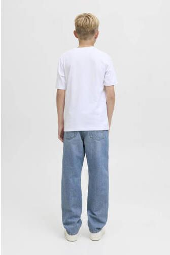 JACK & JONES JUNIOR relaxed high waist loose fit jeans medium blue denim Blauw - Foto 5
