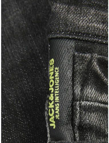Jack & jones JUNIOR slim fit jeans JJIGLENN JJBLAIR black denim Zwart Jongens Stretchdenim 128 - Foto 3