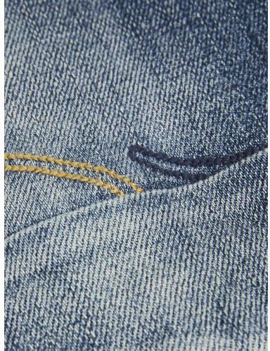 Jack & jones JUNIOR slim fit jeans JJIGLENN JJBLAIR blue denim Blauw Jongens Stretchdenim 134 - Foto 2