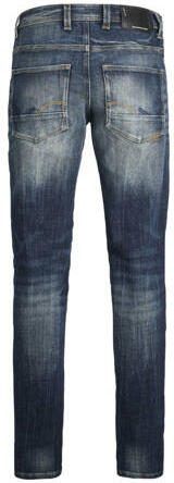 Jack & jones JUNIOR slim fit jeans JJIGLENN JJBLAIR blue denim Blauw Jongens Stretchdenim 134 - Foto 3