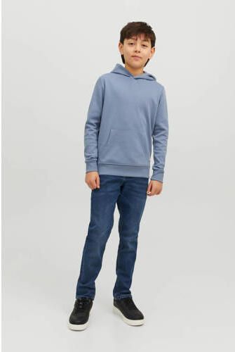 Jack & jones JUNIOR slim fit jeans JJIGLENN JJORIGINAL blue denim Blauw Jongens Katoen 176 - Foto 4
