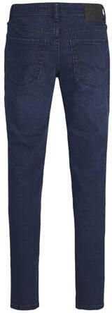 Jack & jones JUNIOR slim fit jeans JJIGLENN JJORIGINAL blue denim Blauw Jongens Stretchdenim 134