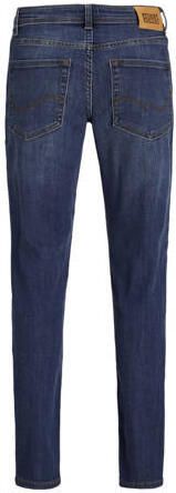 Jack & jones JUNIOR slim fit jeans JJIGLENN stonewashed Blauw Jongens Stretchdenim 128 - Foto 4