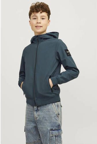 Jack & jones JUNIOR softshell jas JJEBASIC SOFTSHELL Groen Effen 176 - Foto 3