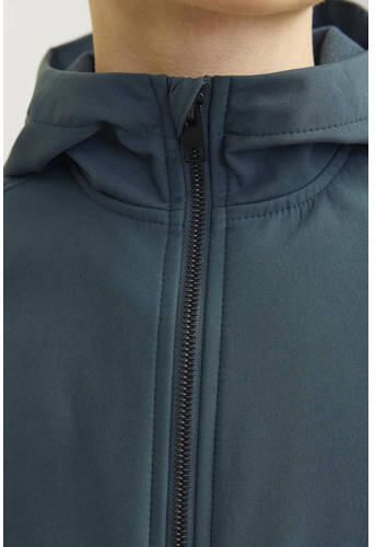 Jack & jones JUNIOR softshell jas JJEBASIC SOFTSHELL Groen Effen 176