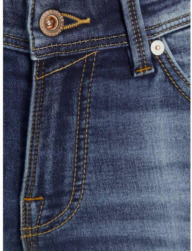 Jack & jones JUNIOR super skinny jeans JJIDAN stonewashed Blauw Jongens Stretchdenim 140 - Foto 3
