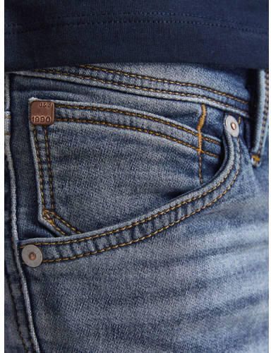 Jack & jones JUNIOR super skinny jeans JJIDAN stonewashed Blauw Jongens Stretchdenim 140 - Foto 4