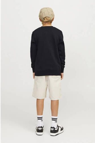 Jack & jones JUNIOR sweater JCOMOUNTAIN met printopdruk zwart Printopdruk 176 - Foto 3