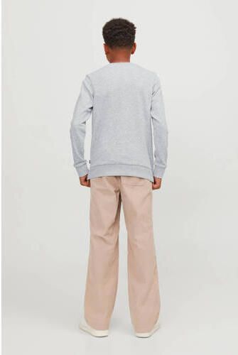 Jack & jones JUNIOR sweater JJEBRADLEY grijs melange Effen 152 - Foto 4