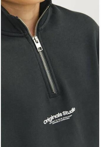 Jack & jones JUNIOR sweater JORVESTERBRO met tekst Grijs Tekst 176 - Foto 3