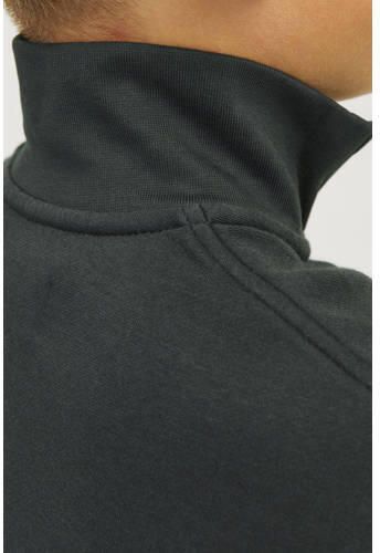 Jack & jones JUNIOR sweater JORVESTERBRO met tekst Grijs Tekst 176