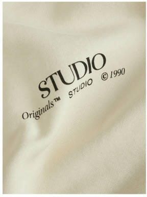 Jack & jones JUNIOR sweater met backprint ecru Backprint 176 - Foto 2