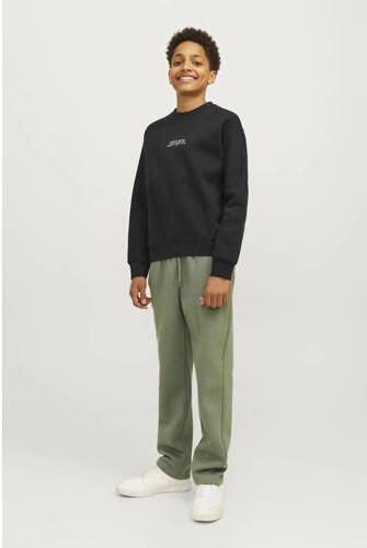 Jack & jones JUNIOR sweater met backprint zwart Backprint 164 - Foto 2