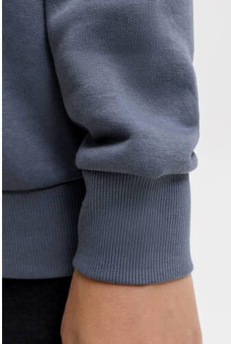 JACK & JONES JUNIOR sweater met logo grijsblauw Logo - Foto 3