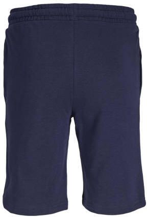 Jack & jones JUNIOR sweatshort JPSTKAPPER met logo donkerblauw Korte broek 128 - Foto 2