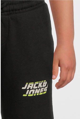 Jack & jones JUNIOR sweatshort JPSTKAPPER met logo zwart Korte broek Logo 128 - Foto 2