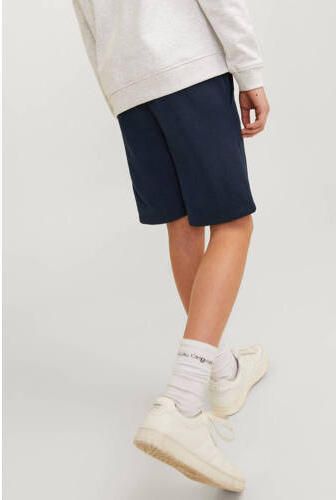 Jack & jones JUNIOR sweatshort JPSTLOGO met logo donkerblauw Korte broek 116 - Foto 2