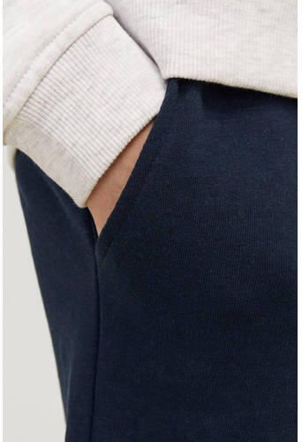Jack & jones JUNIOR sweatshort JPSTLOGO met logo donkerblauw Korte broek 116