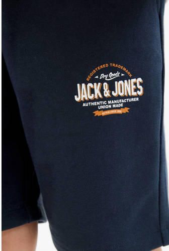 JACK & JONES JUNIOR sweatshort JPSTLOGO met logo marineblauw Korte broek - Foto 4