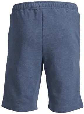 Jack & jones JUNIOR sweatshort JPSTLOGO met logo middenblauw Korte broek 128
