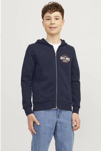 Jack & Jones Junior Capuchonsweatvest JJELOGO SWEAT ZIP HOOD 2C 24 25 NOOS JNR - Foto 3