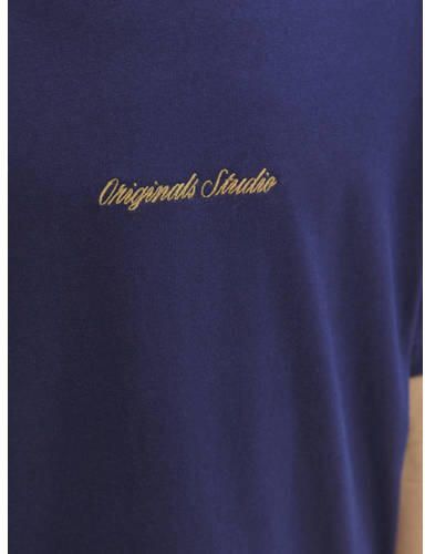 JACK & JONES JUNIOR T-shirt donkerblauw Jongens Katoen Ronde hals Tekst - Foto 8