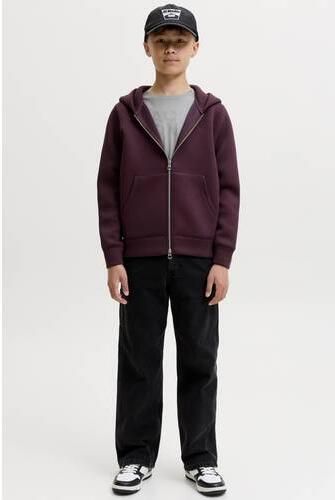 JACK & JONES JUNIOR T-shirt grijs Jongens Katoen Ronde hals Logo - Foto 3