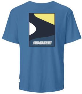 Jack & jones JUNIOR T-shirt JCOFAST met printopdruk blauw Jongens Katoen Ronde hals 140