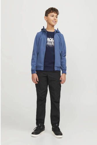 Jack & jones JUNIOR T-shirt JCOMAP met printopdruk donkerblauw Jongens Katoen Ronde hals 140 - Foto 3