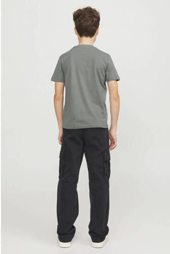Jack & jones JUNIOR T-shirt JCOMAP met printopdruk lichtgroen Jongens Katoen Ronde hals 152 - Foto 3
