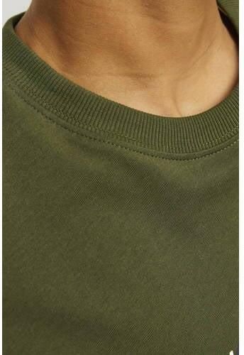 Jack & jones JUNIOR T-shirt JCOMOUNTAIN met printopdruk donkergroen Jongens Denim Ronde hals 164 - Foto 2
