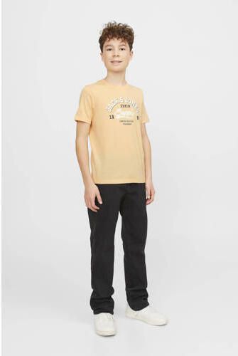 Jack & Jones Junior Shirt met ronde hals JJELOGO TEE SS NECK 2 COL AW23 NOOS JNR - Foto 3