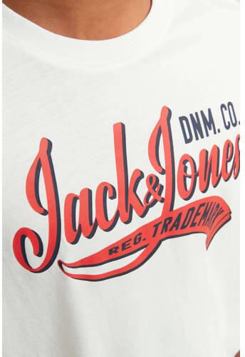 Jack & Jones Junior Shirt met ronde hals JJELOGO TEE SS NECK 2 COL AW23 NOOS JNR - Foto 4